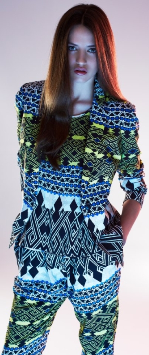 Arthur Galan: Part of the designer line-up for the Melbourne Central holographic fashion show.